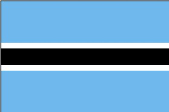 Botswana 2X3' Solar-Max Dyed Nylon Outdoor Flag
