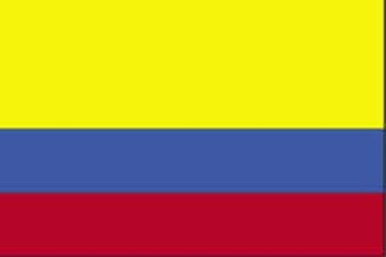 Colombia 2X3' Solar-Max Dyed Nylon Outdoor Flag