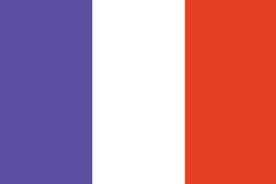 France 3X5' Solar-Max Dyed Nylon Outdoor Flag