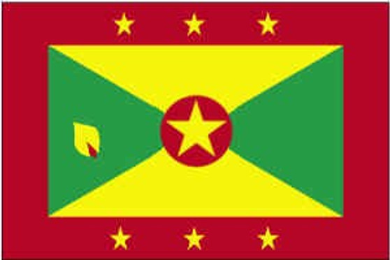 Grenada 3X5' Solar-Max Dyed Nylon Outdoor Flag