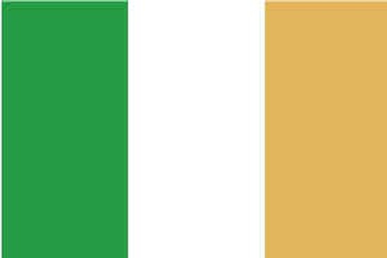 Ireland 5X8' Solar-Max Dyed Nylon Outdoor Flag