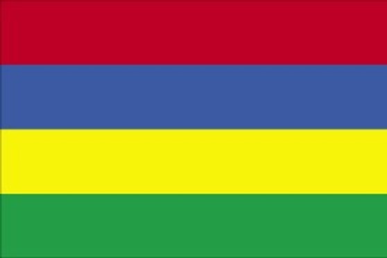 Mauritius 3X5' Solar-Max Dyed Nylon Outdoor Flag