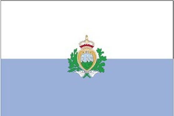 San Marino 2X3' Solar-Max Dyed Nylon Outdoor Flag