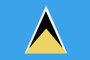 St. Lucia 2X3' Solar-Max Dyed Nylon Outdoor Flag