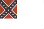 2nd Confederate 3X5' Light Weight Polyester Flag