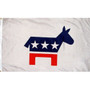 Democrat Party 3x5' Light Weight Polyester Flag - Imported