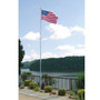 35' ESTATE flagpole, tapered aluminum, satin