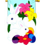 Spring Bunny Banner