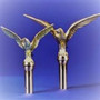 6 1/2" Brass Plated Eagle