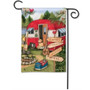 Camping Weekend Garden Flag