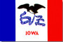 Iowa 4 X 6' Solar-Max Dyed outdoor nylon flag