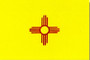 New Mexico 3 X 5' Solar-Max Dyed outdoor nylon flag