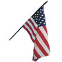 US 16x24" Silky Rayon, Printed Flag