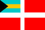 Bahamas Ensign 12 x 18in Solar-Max Dyed Nylon Outdoor Flag