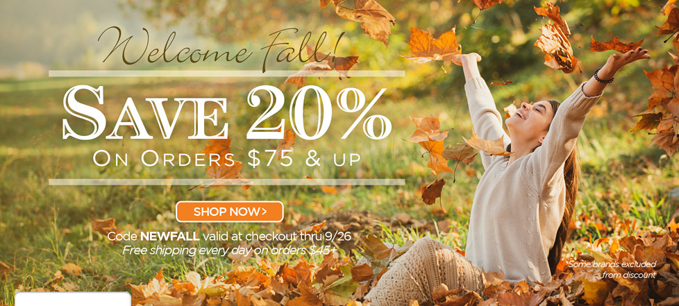 Fall Savings Have Arrived