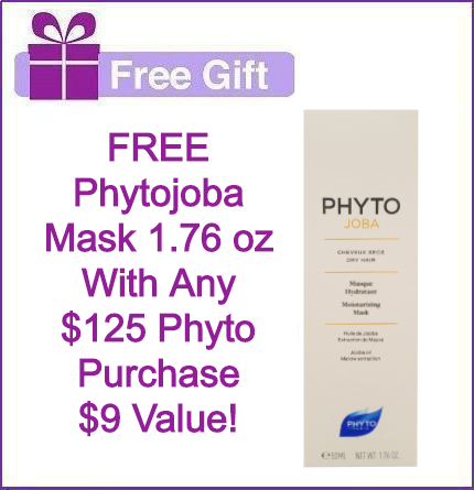 Phyto Free Gift with $125+ Phyto Purchase Phyto Free Gift with $125+ Phyto Purchase