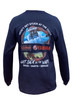 SIM YAMAHA NAVY LONG SLEEVE T-SHIRT