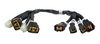 QUAD ENGINES SECOND STATION 6X6 KEY SWITCH TO 6X9 REMOTE CONTROL HARNESS     6X9-83553-50-00