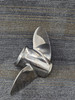 DEMO STAINLESS STEEL 19 PITCH X 13 1/8 DIAMETER TALON SS WITH SDS STANDARD ROTATION PROPELLER     6N7-45976-00-00LTP
