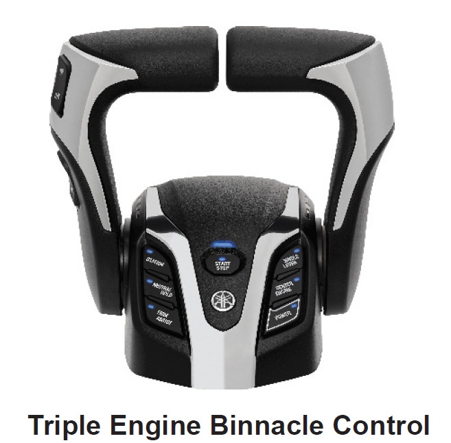 TRIPLE ENGINE MAIN STATION HELM MASTER EX DEC CONTROLS