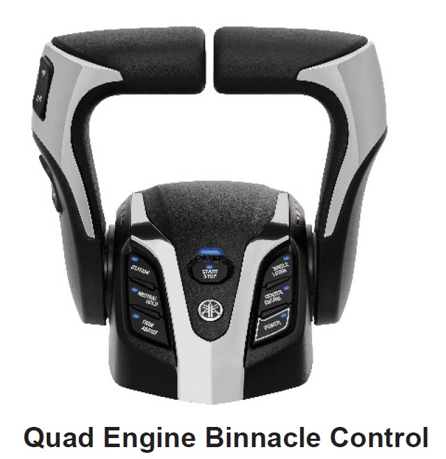 QUAD ENGINE MAIN STATION HELM MASTER EX DEC CONTROLS