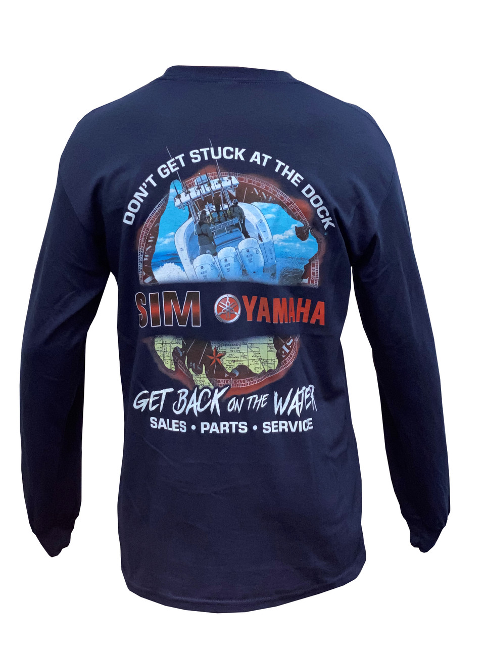 Funny Outboard Motor Fishing - Outboard - Long Sleeve T-Shirt