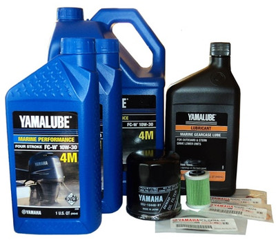 SINGLE ENGINE COUNTER ROTATION F150TLR, F150TXR WITH PRIMARY ID 64P-1006749 AND UP 100 HOUR MAINTENANCE KIT     F100HRKT150L-38