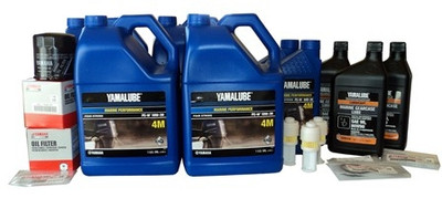 TRIPLE KIT FOR MODEL YEARS 2004-2005 AND MODELS WITH PRIMARY ID #S 63P-1029405 ~ 1049286 AND 64P-1003507 ~ 1006748 100 HOUR MAINTENANCE KIT     F100HRKT150-43