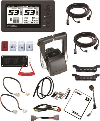 Command Link Mechanical Kit - Twin Engine Kit WITH 1 Information Station Display and a Premium 704 Binnacle Control     6YC-0E83C-20-00