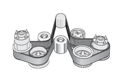 BELT (WITH ROTOR BOLTS)     6FP-W4624-00-00