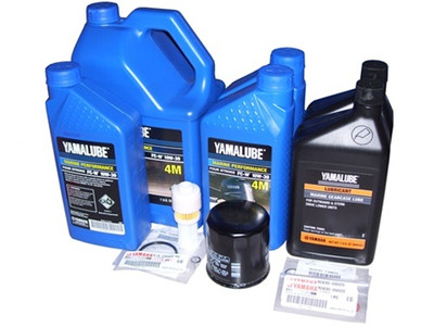 10W30 SINGLE ENGINE F200TXR, F200TUR, F225TXR, F225TUR MODELS 2002-2005 AND MODELS WITH PRIMARY ID #S 69J-1021983 ~ 1026271 AND 69K-1006907~1008433 100 HOUR MAINTENANCE KIT     F100HRKT200225-6