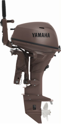 F25LWHC3 BROWN 25HP FOUR STROKE - 20", TILLER HANDLE, ELECTRIC AND MANUAL START, MECHANICAL TILT OUTBOARD MOTOR