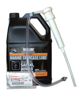 YAMALUBE MARINE GEARCASE LUBE AND GALLON PUMP KIT     GLKITGL