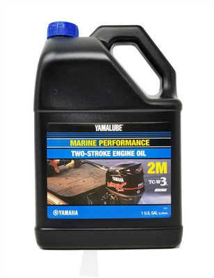 GALLON YAMALUBE MARINE PERFORMANCE TWO STROKE OUTBOARD ENGINE OIL     LUB-2STRK-M1-04