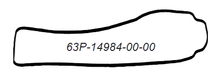 VAPOR SEPARATOR FLOAT CHAMBER GASKET     63P-14984-00-00