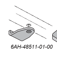 STEERING HOOK     6AH-48511-01-00