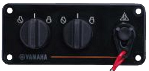 TWIN ENGINE COMMAND LINK KEY SWITCH PANEL