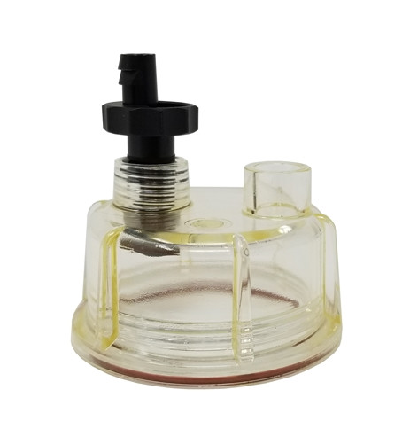 RACOR CLEAR BOWL WITH DRAIN FOR S3240 RACOR FUEL FILTER ELEMENT