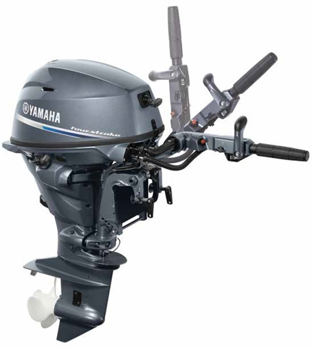 F25LWHC 25HP FOUR STROKE - 20", TILLER HANDLE, ELECTRIC AND MANUAL START, MECHANICAL TILT OUTBOARD MOTOR