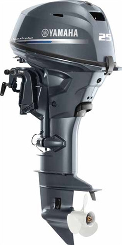 F25SWC 25HP FOUR STROKE - 15", REMOTE, ELECTRIC AND MANUAL START, MECHANICAL TILT OUTBOARD MOTOR