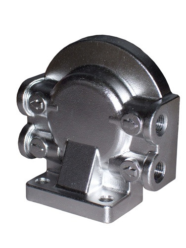 YAMAHA 1/4" STAINLESS STEEL FUEL FILTER BASE ONLY     MAR-FLTHD-10-BK