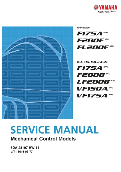 SERVICE MANUAL FOR 2019-2021 F175A, F200B, LF200B, VF150A, VF175A    LIT-18616-03-77