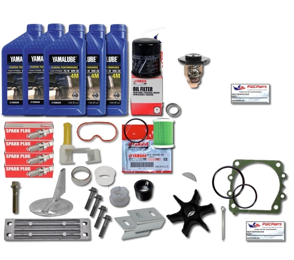 F200FET/F200GET MODELS 100 HOUR SERVICE KIT (OIL CHANGE & GEARLUBE CHANGE PARTS EXCLUDED)  6DA-W006A-00-00