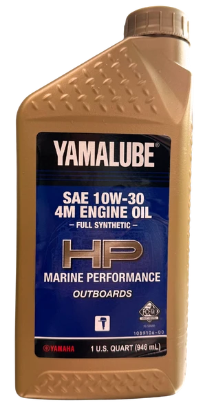 NEW YAMAHA MARINE FULL SYNTHETIC 10W30 ENGINE OIL QUART     QBL-10W30-FS-12
