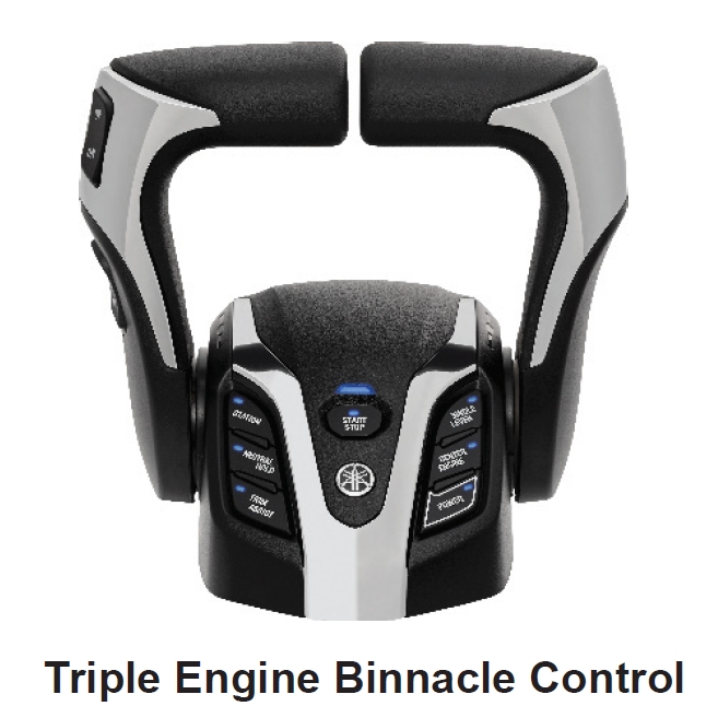 TRIPLE ENGINE MAIN STATION HELM MASTER EX DEC CONTROLS