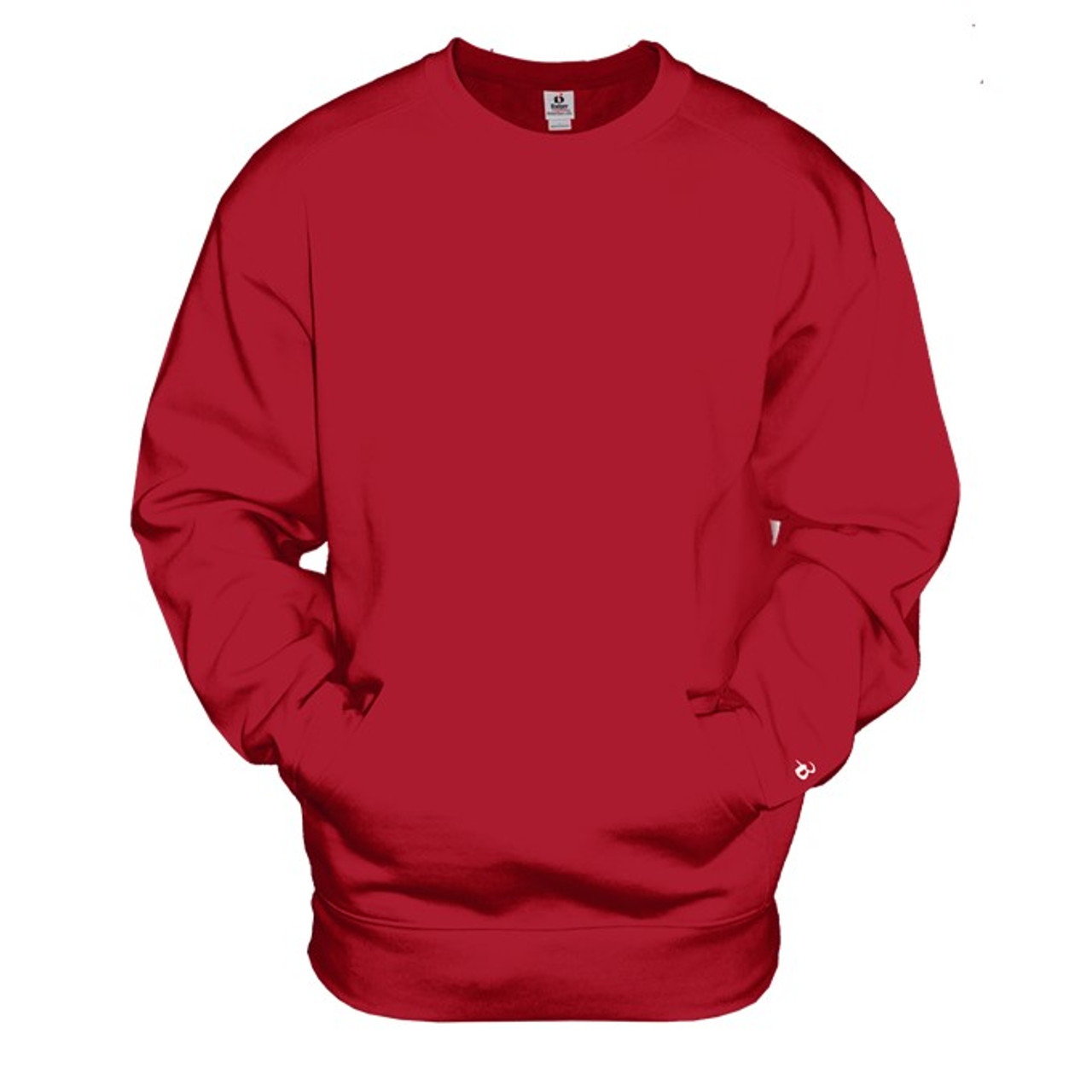 Badger crew neck sweatshirt clearance