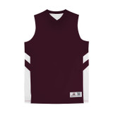 Maroon/White