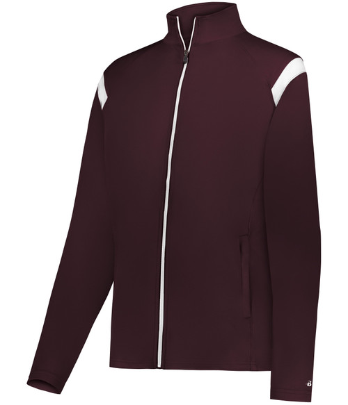 Maroon/White
