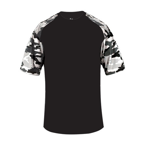 2141 Badger Sport Camo Sport Youth Tee