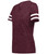 Maroon Heather/White (61N)

